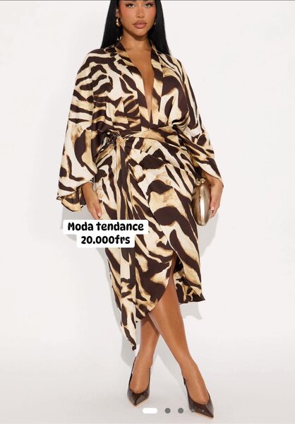 Robe Élégante Imprimée