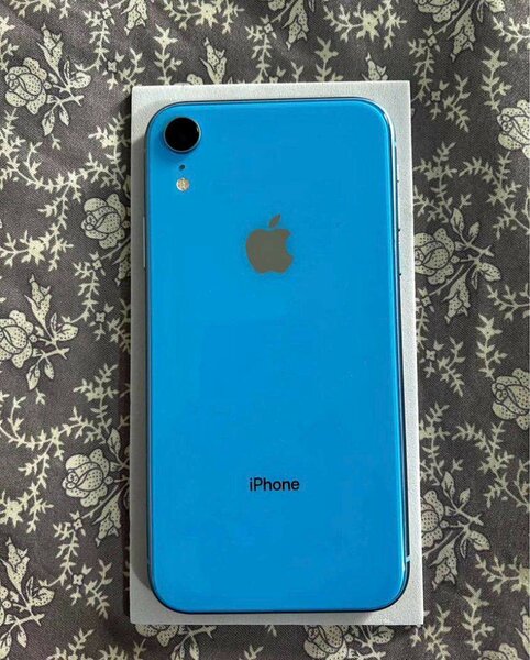 iPhone XR bleu
