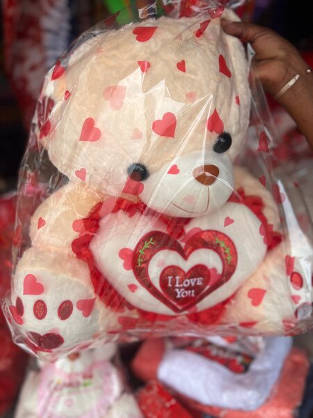 Valentine's Teddy Bear with Heart