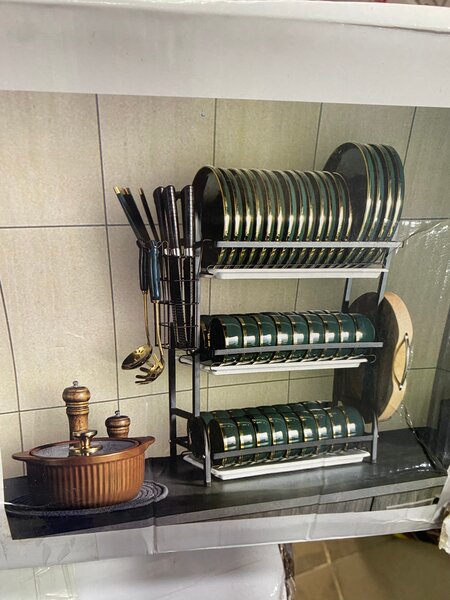 Égouttoir à vaisselle 3 niveaux