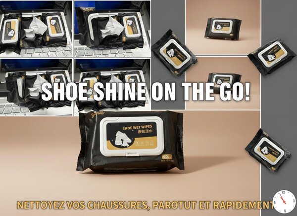 Lingettes Humides pour Chaussures