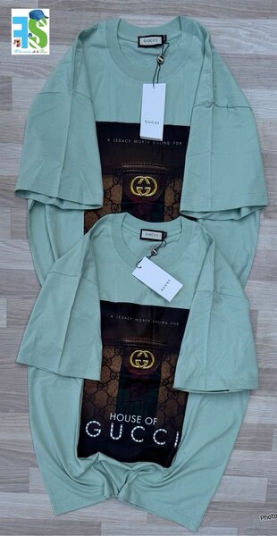 T-shirt Gucci Unisexe Vert