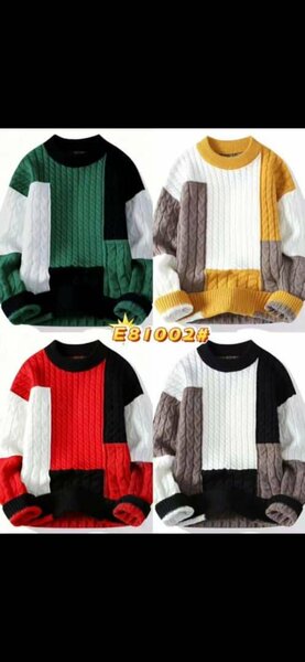 Pulls d'hiver colorés