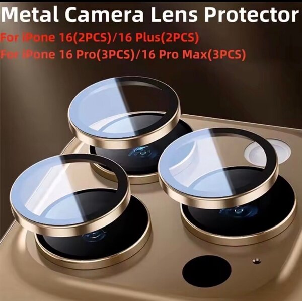 Protecteur d'objectif iPhone 16