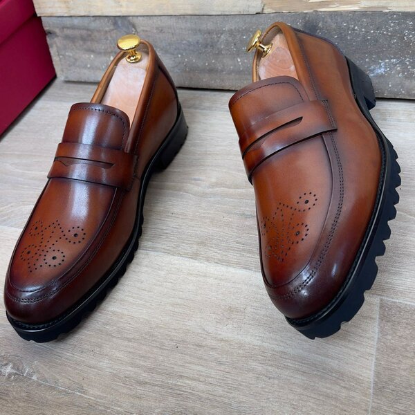 Mocassins en cuir élégants pour hommes