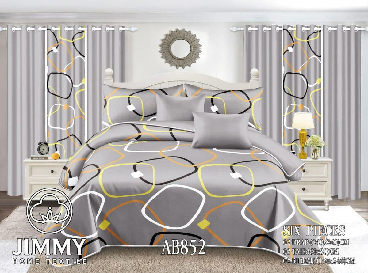 Parure de lit imprimée haute qualité