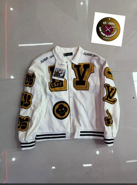 Blouson Varsity Patchwork Stylé