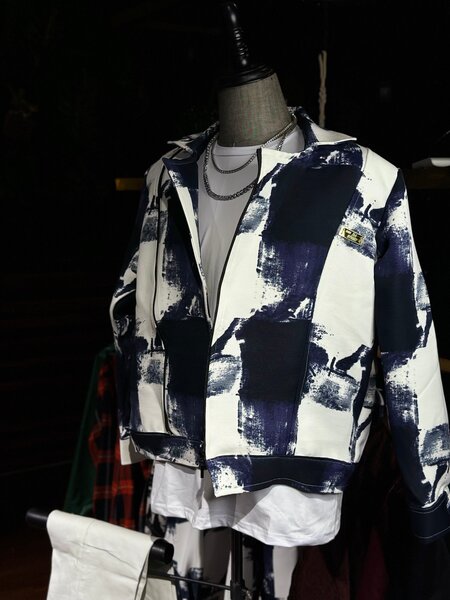 Veste Homme Motif Abstrait