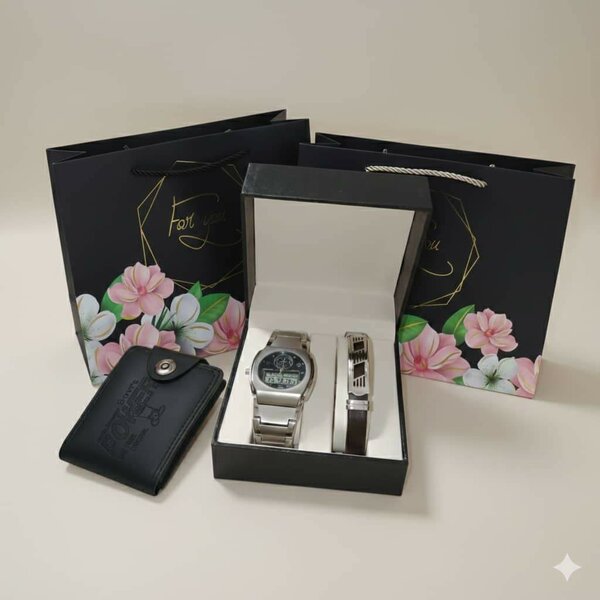 Montre Fossil homme en acier