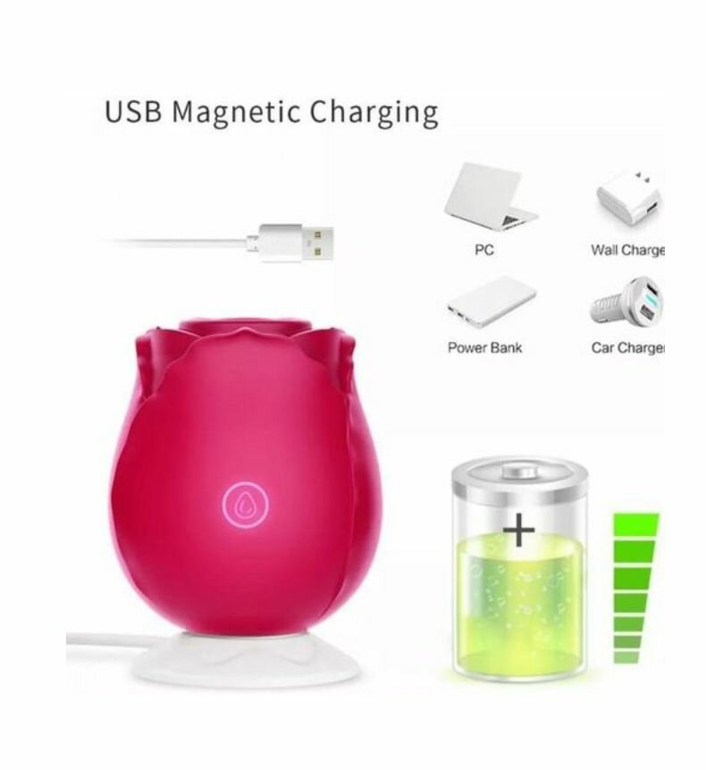 Stimulateur à Succion USB Rose