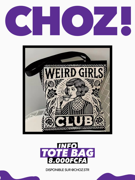 Tote Bag Personnalisée - Weird Girls Club