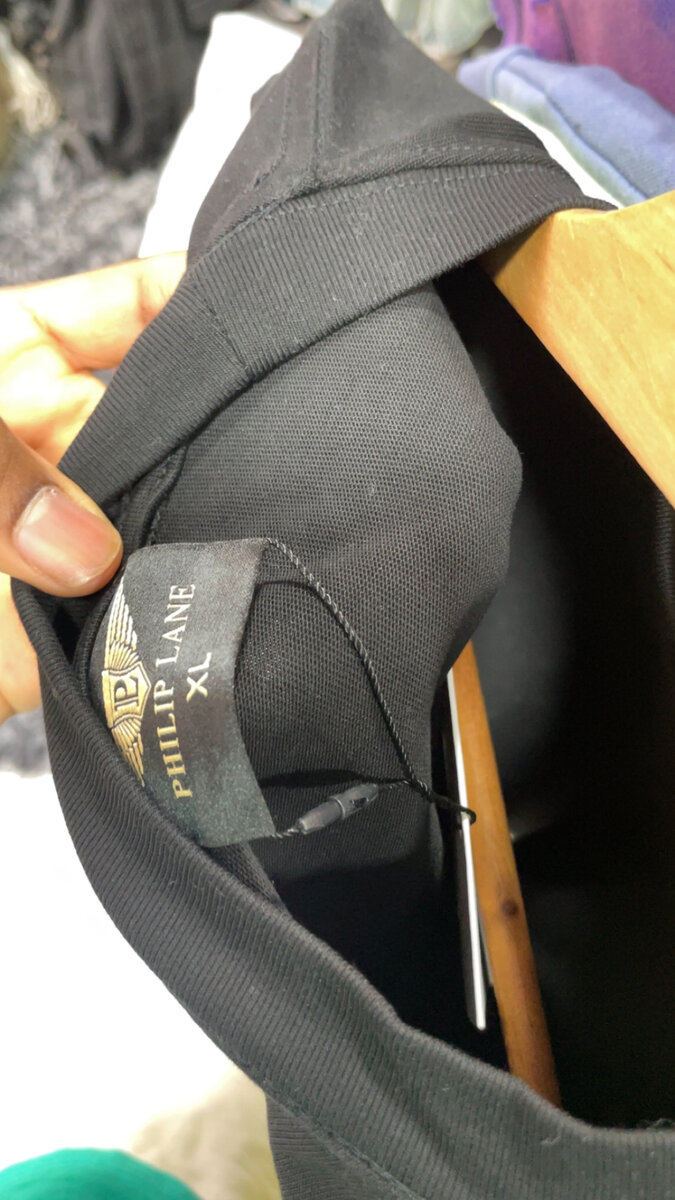 T-shirt graffiti noir XL Philip Lane