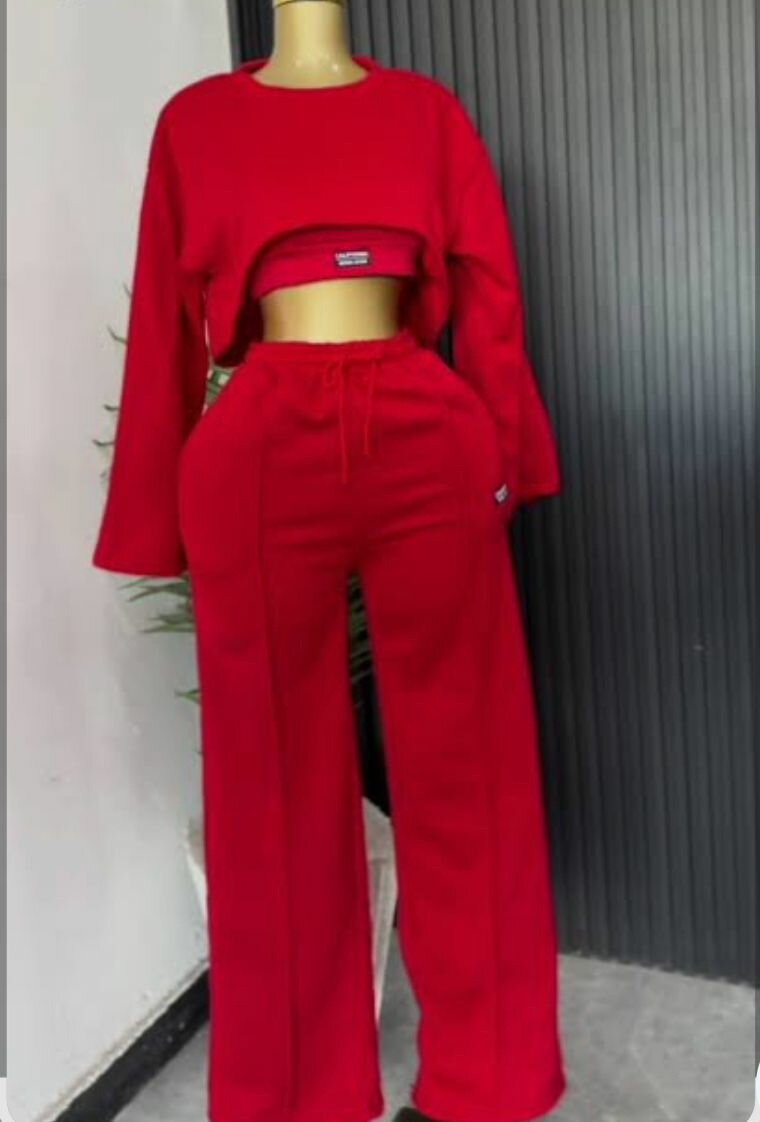 Ensemble survêtement rouge