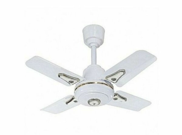 Ventilateur plafond 4 pales blanc