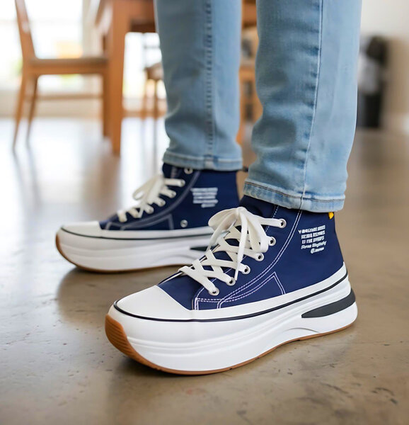 Baskets montantes à plateforme