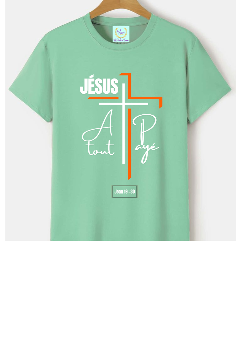 T-shirt Chrétien Jésus Croix Cadeau