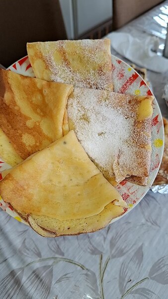 Crêpes sucrées délicieuses