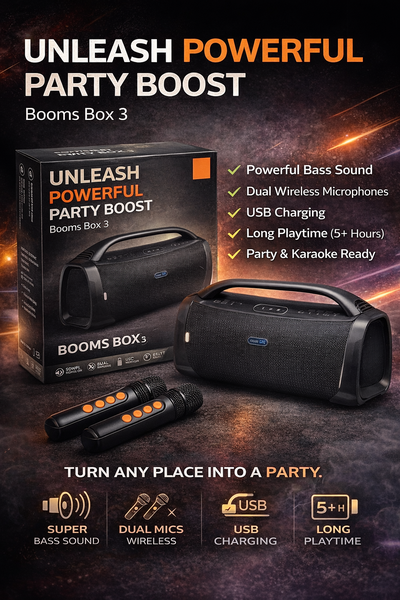 Enceinte Booms Box 3 Puissante