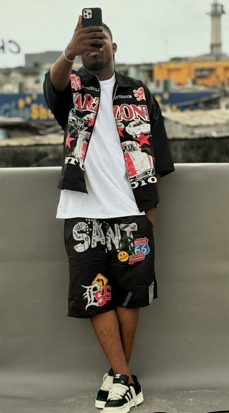 Veste streetwear graphique