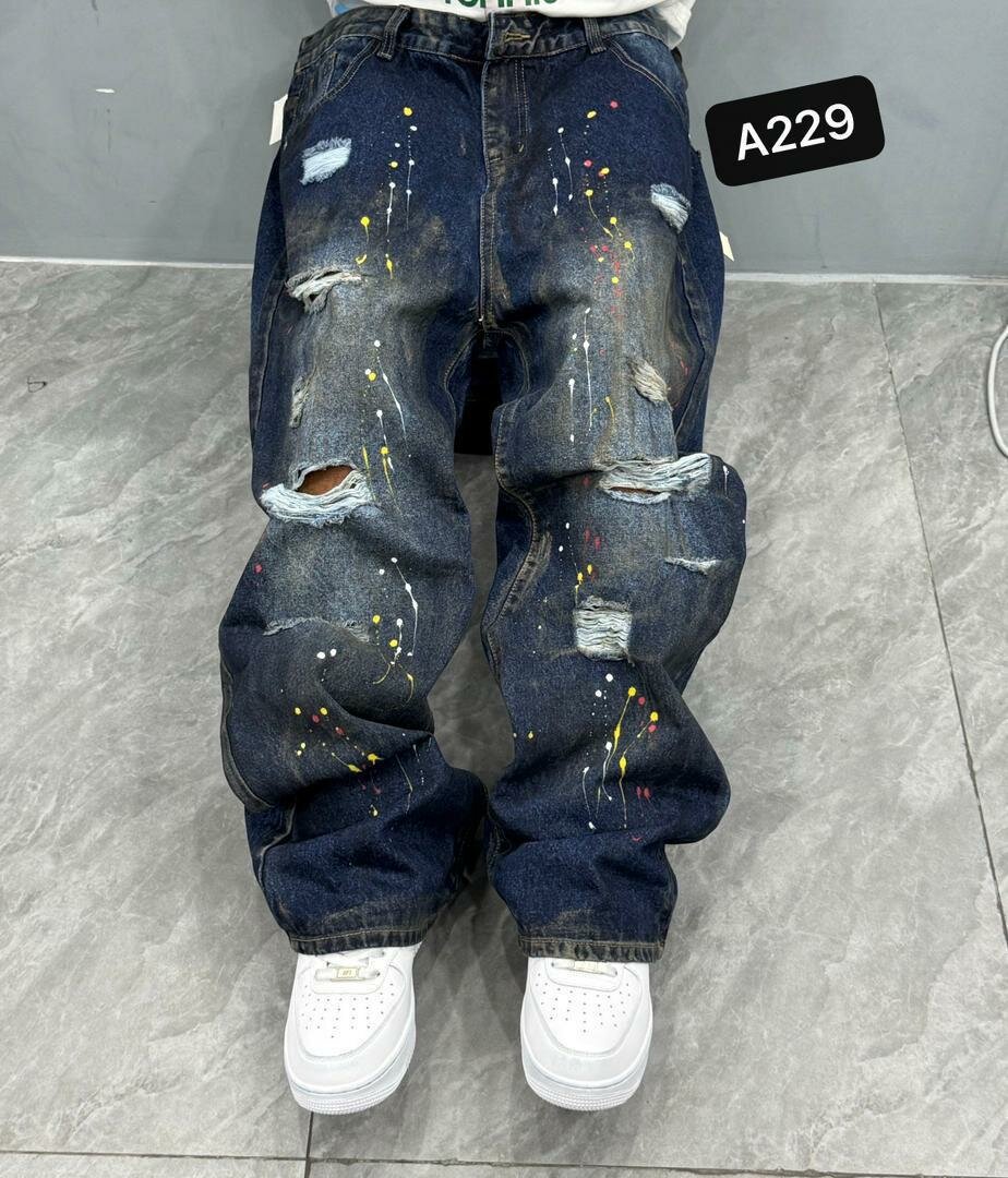 Jeans décontractés déchirés