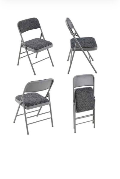 Chaise pliante rembourrée