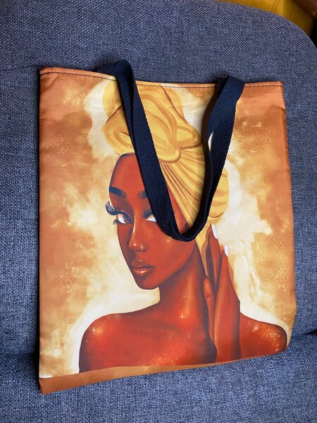 Sac cabas femme imprimé africain
