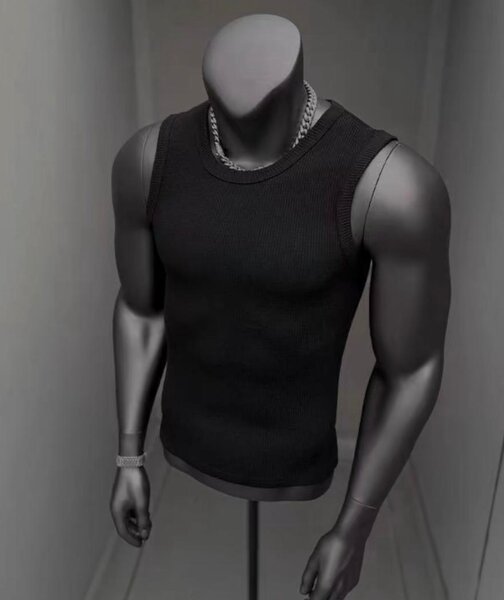 Débardeur Homme Noir Élégant