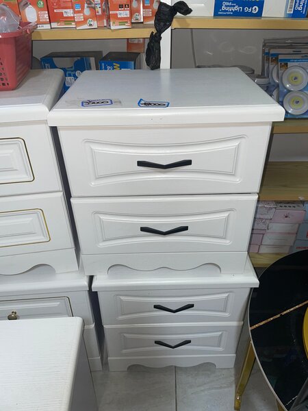 Commode blanche 3 tiroirs