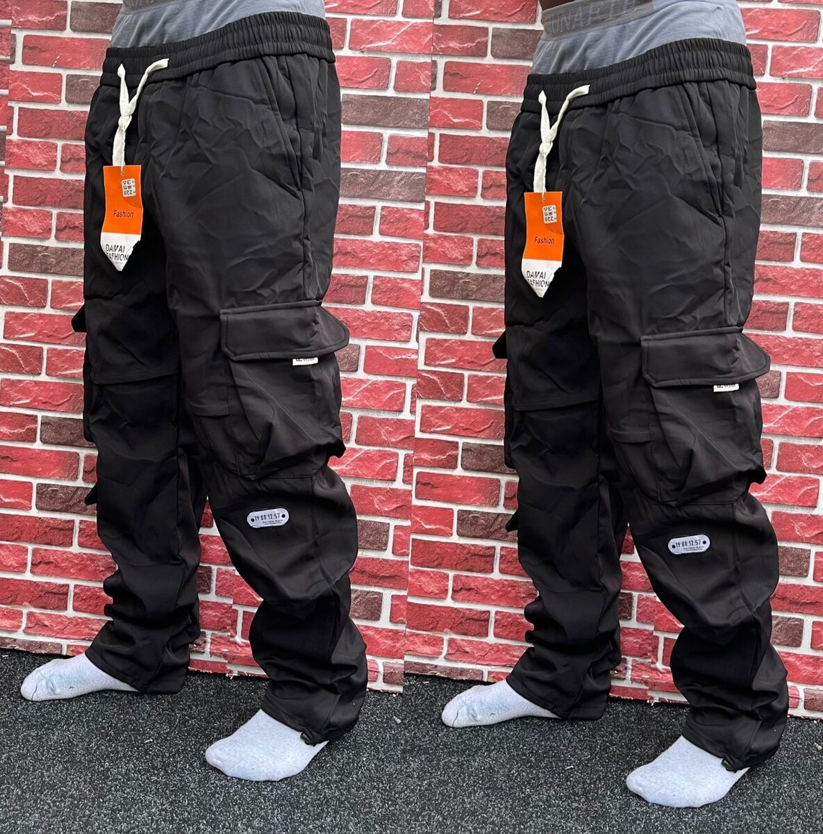 Pantalons cargo mode camouflage