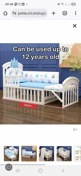 Lit bébé évolutif multifonction