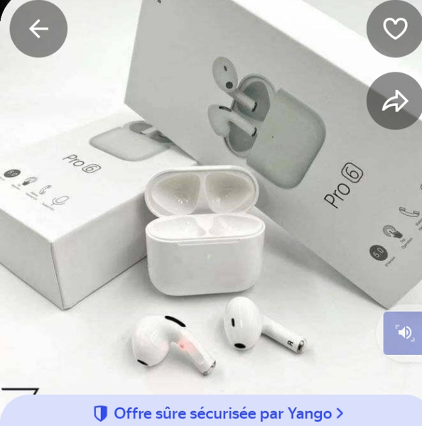 Écouteurs sans fil Pro 6