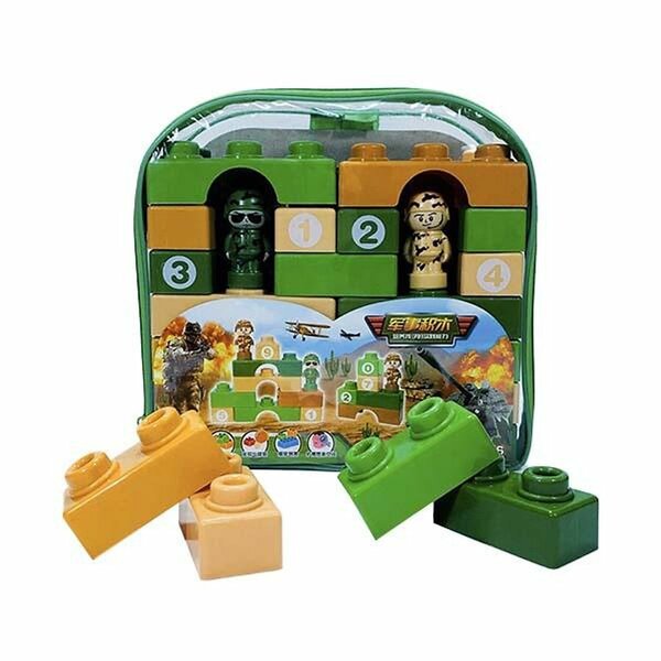 Jeu de blocs militaires pour enfants