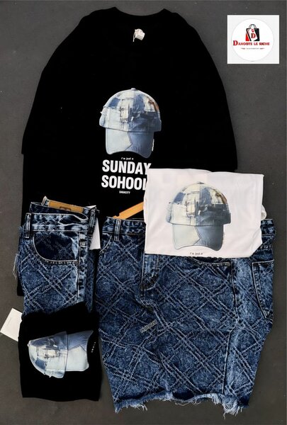 T-shirt en coton à thème design