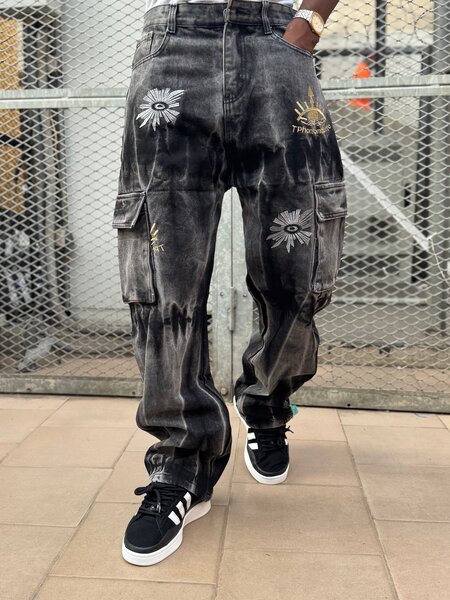 Jeans cargo homme tendance