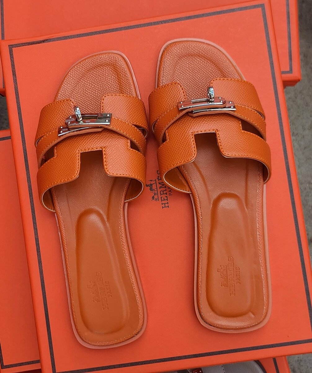 Sandales Hermes en cuir