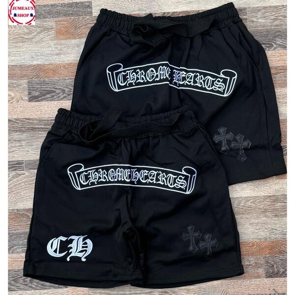 Shorts tendance Chrome Hearts