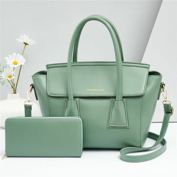 Sac à main vert chic