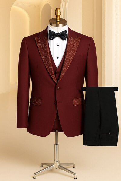 Costume de Mariage Élégant