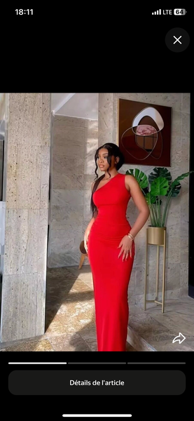 Robe élégante soirée femme