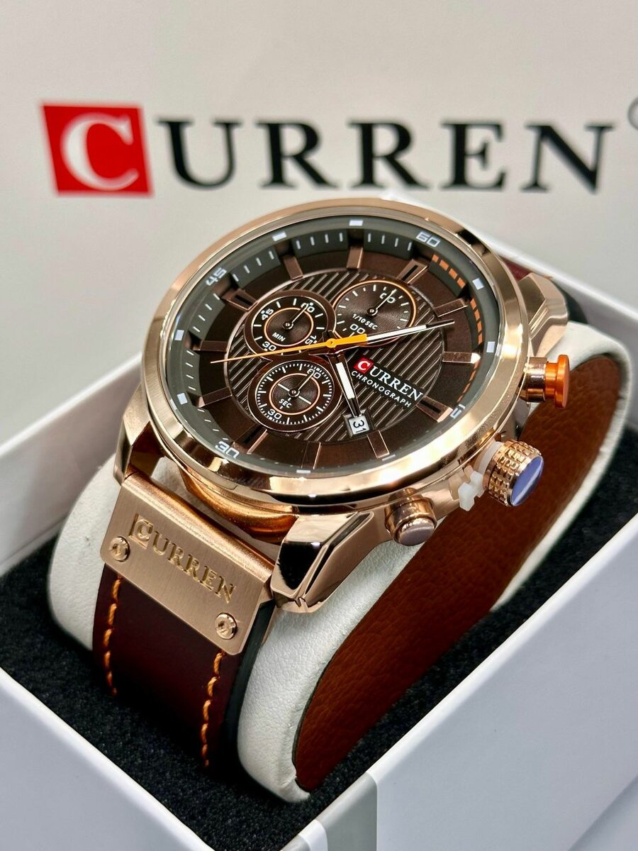 Montre Homme CURREN Marron Luxe