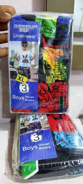 CUBBERGO Boys Woven Boxers XL