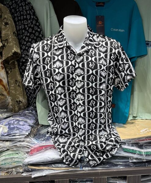 Chemise homme à motifs