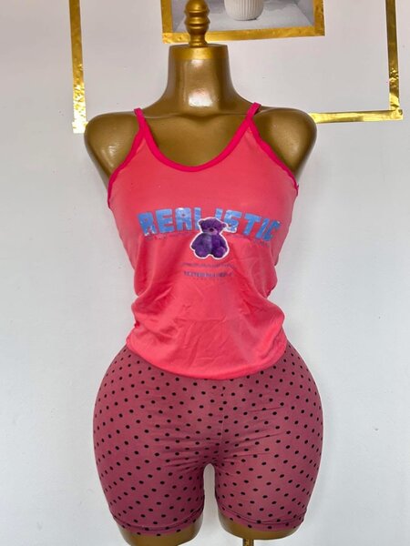 Pyjama d'été coloré femme