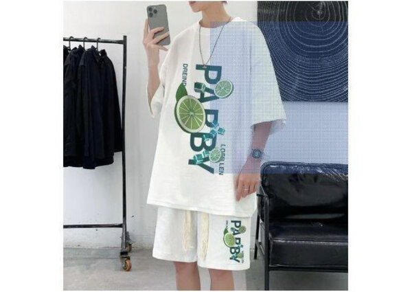 Ensemble T-shirt et Short Blanc