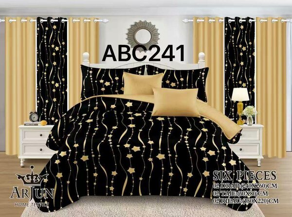 Parure de lit élégante 6 pièces