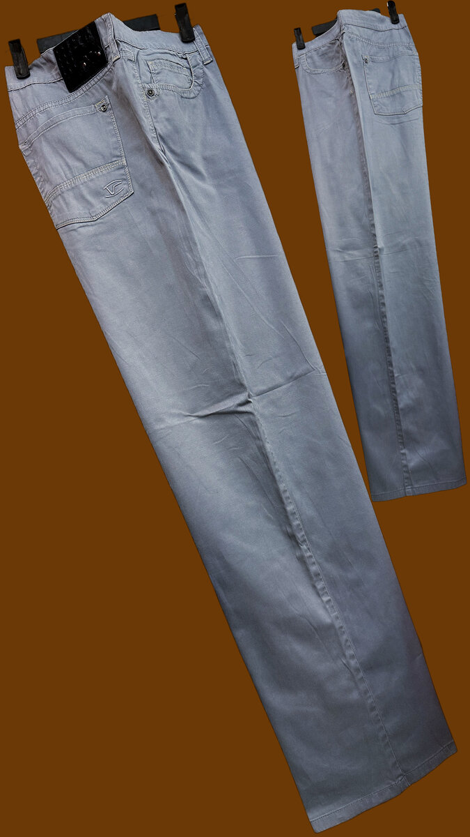 Pantalon ample gris homme