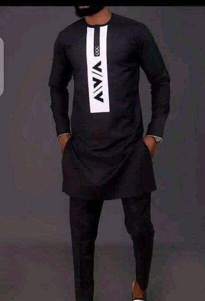 Boubou Africain Élégant Homme