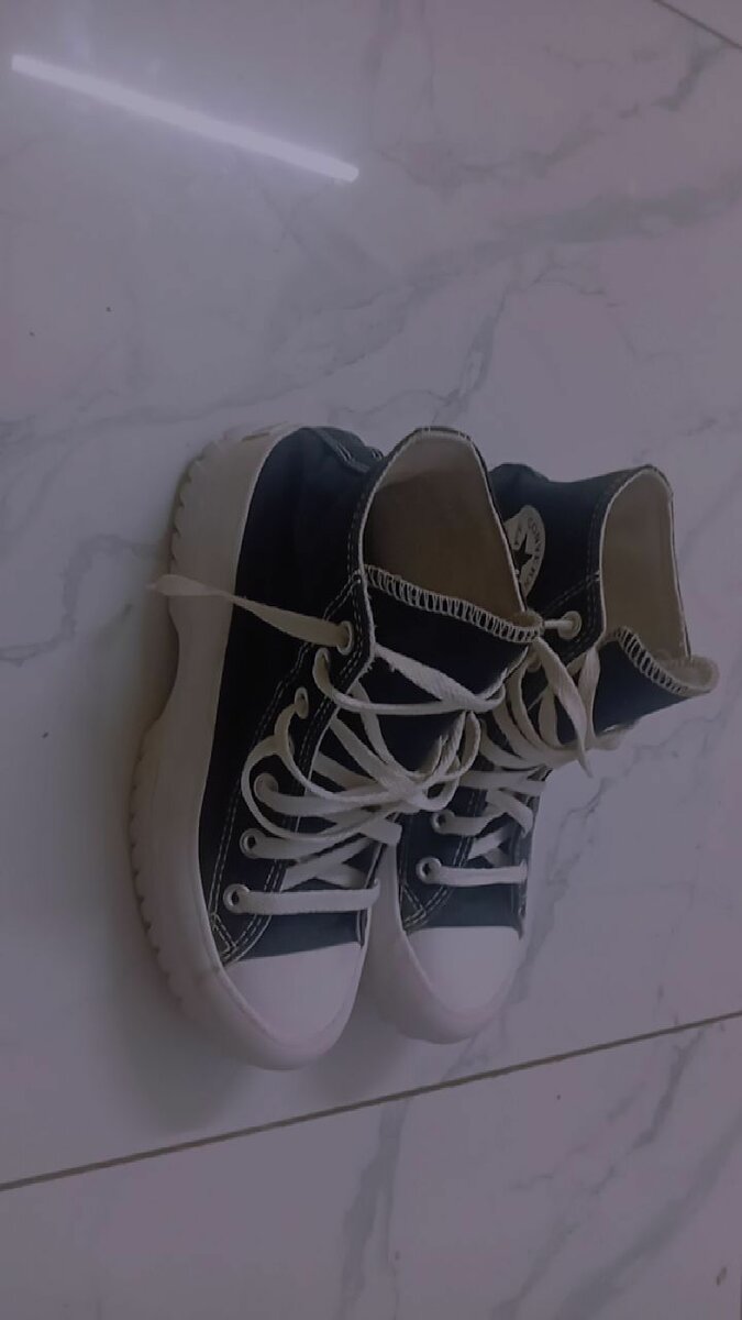 Baskets montantes noires unisexes