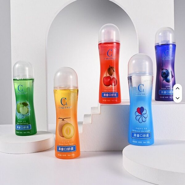 Lubrifiant aromatisé aux fruits