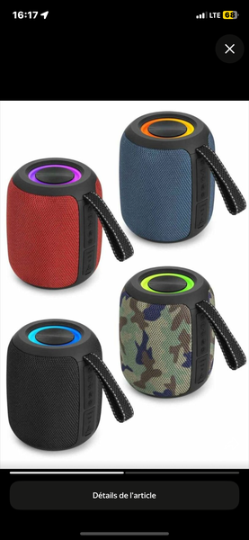 Enceinte Bluetooth étanche